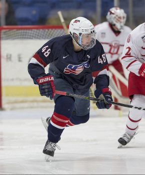 Alex Turcotte. Photo courtesy of the USNTDP.