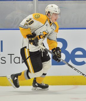 Jamieson Rees of the Sarnia Sting. Photo by Terry Wilson / OHL Images.