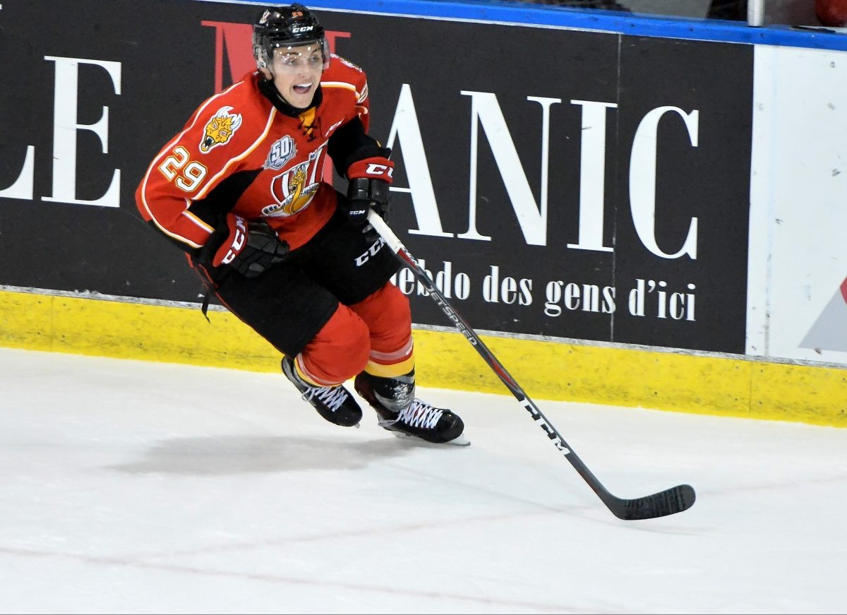 Nathan Legare. Photo courtesy of the QMJHL. 