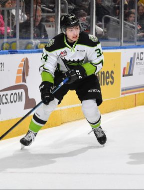 Josh Williams photo by Andy Devlin. Courtesy of the WHL.
