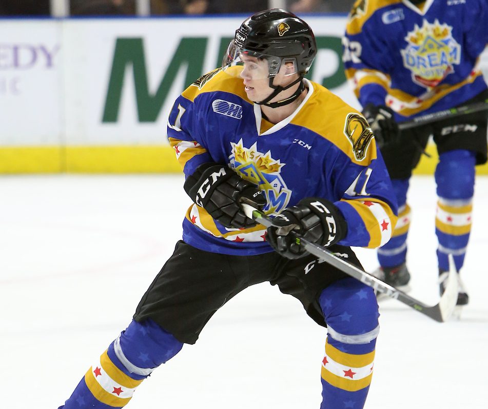 Connor McMichael of the London Knights. Photo by Luke Durda/OHL Images