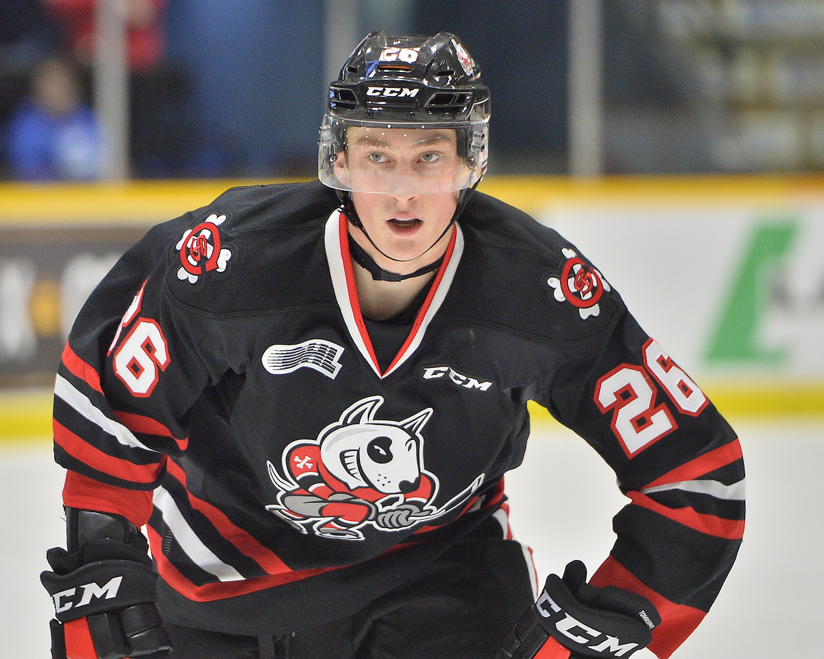 Philip Tomasino of the Niagara IceDogs. Photo by Terry Wilson / OHL Images.