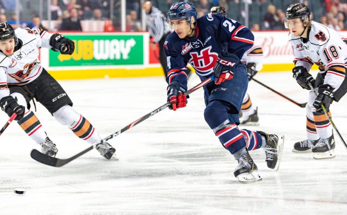 Dylan Cozens. Photo by Erica Perreaux - Lethbridge Hurricanes