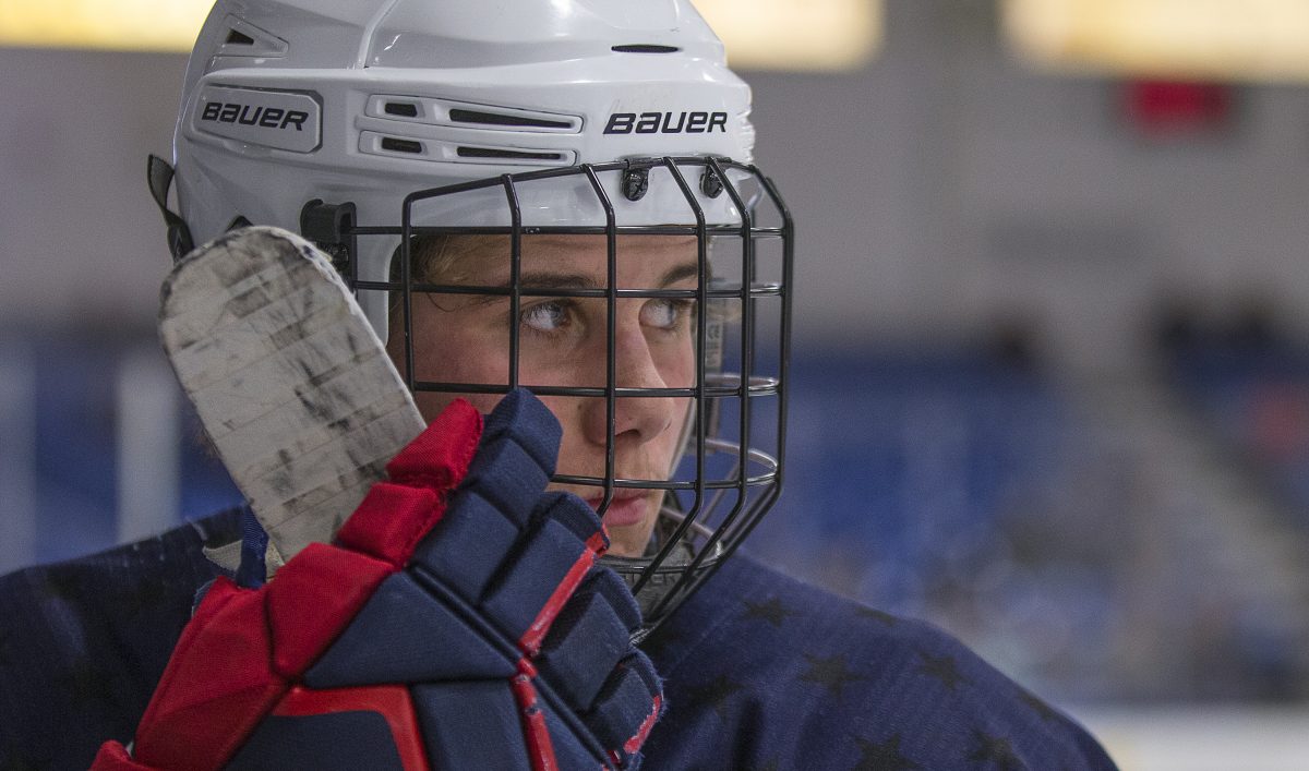 Jack Hughes. Photo by Rena  Laverty. Courtesy of the USNTDP