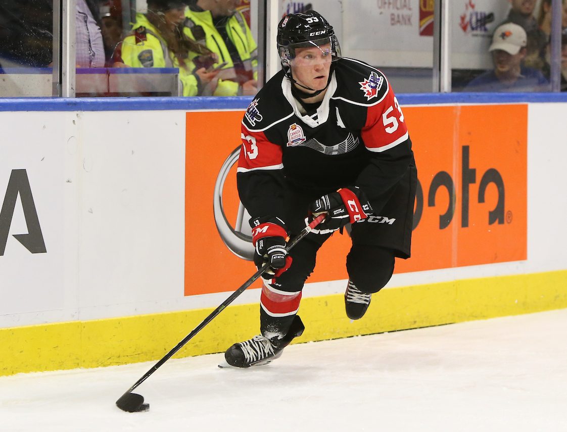 Ty Dellandrea of Team OHL. Photo by Luke Durda/OHL Images