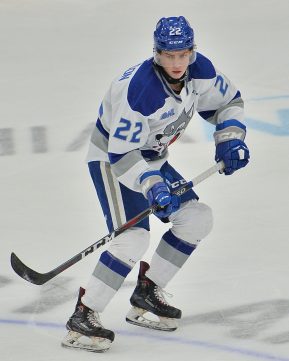 Jack Thompson of the Sudbury Wolves. Photo by Terry Wilson / OHL Images.