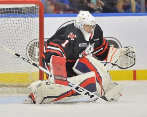 Tucker Tynan of the Niagara IceDogs. Photo by Terry Wilson / OHL Images.