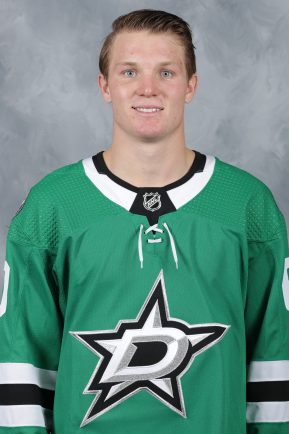 FRISCO, TX - SEPTEMBER 12: Ty Dellandrea #60 of the Dallas Stars poses for his official headshot for the 2019-2020 season on September 12, 2019 at the Comerica Center in Frisco, Texas. (Photo by Glenn James/NHLI via Getty Images)  *** Local Caption *** Ty Dellandrea