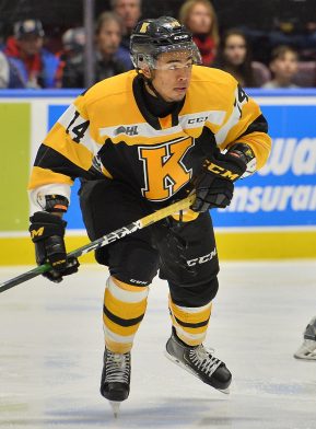 Zayde Wisdom of the Kingston Frontenacs. Photo by Terry Wilson / OHL Images.