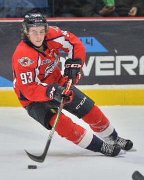 Jean-Luc Foudy of the Windsor Spitfires. Photo by Terry Wilson / OHL Images.