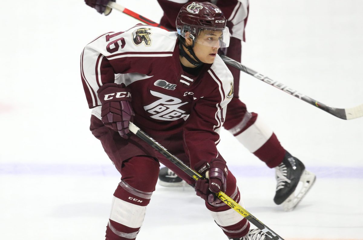Nick Robertson of the Peterborough Petes. Photo by Luke Durda/OHL Images
