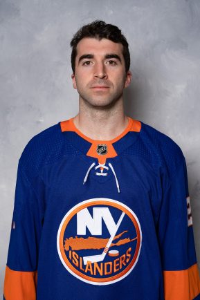 UNIONDALE, NEW YORK - APRIL 08:  Kyle Palmieri #21 of the New York Islanders poses for his official headshot at Nassau Coliseum on April 08, 2021 in Uniondale, New York. (Photo by NHL Images/NHLI via Getty Images) *** LOCAL CAPTION *** Kyle Palmieri