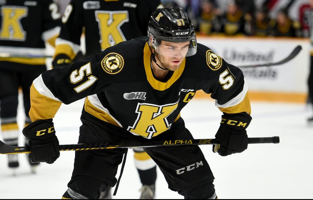 Photos of Kingston Frontenacs center Shane Wright, the No. 1-rated